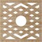 Ekena Millwork Chevron Wood Fretwork Pierced Ceiling Medallion, Red Oak, 16"OD x 4 1/8"ID x 3/8"T CMWP16X16X0375CHRO - alternate 3